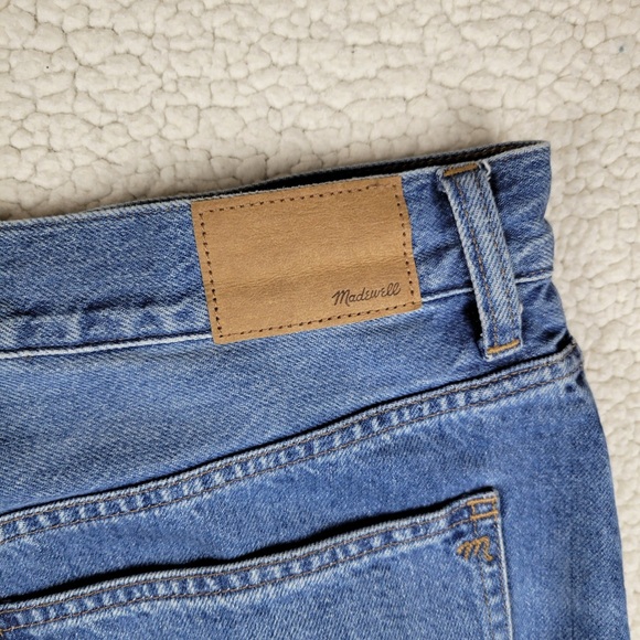 Madewell Superwide Leg Jeans Womens Size 31 Blue High Rise Wide Leg Denim Pants - Picture 11 of 13